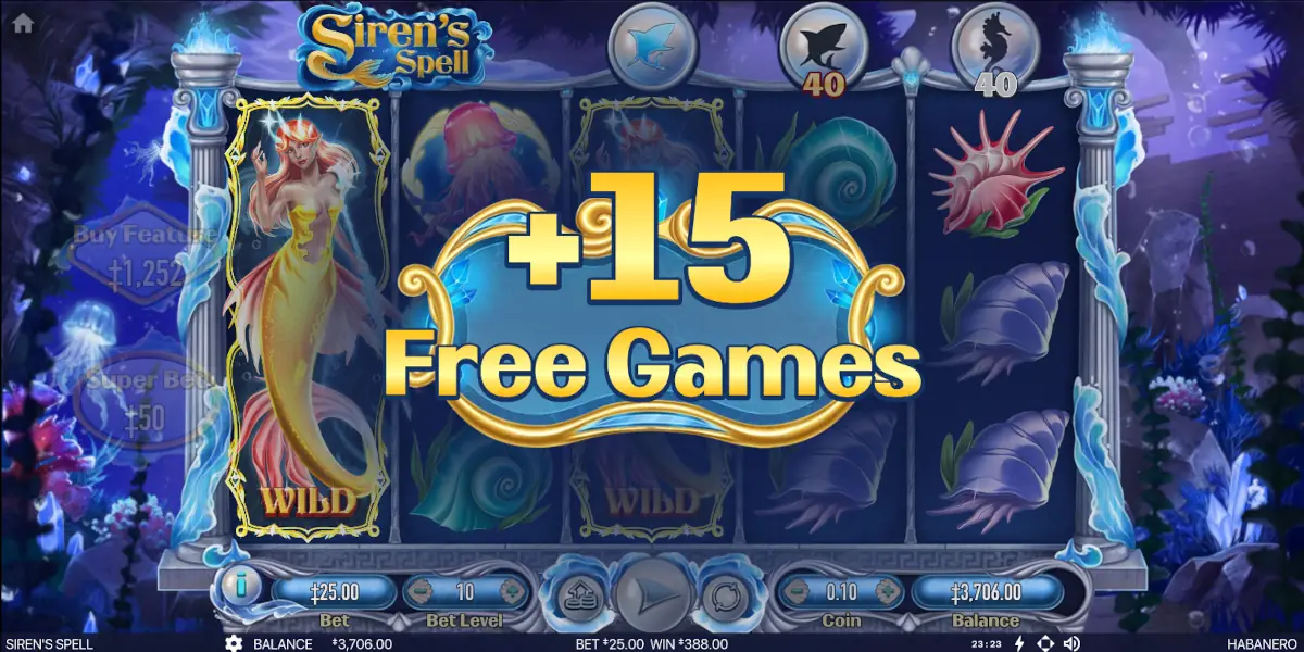 Siren’s Spell Slot Features